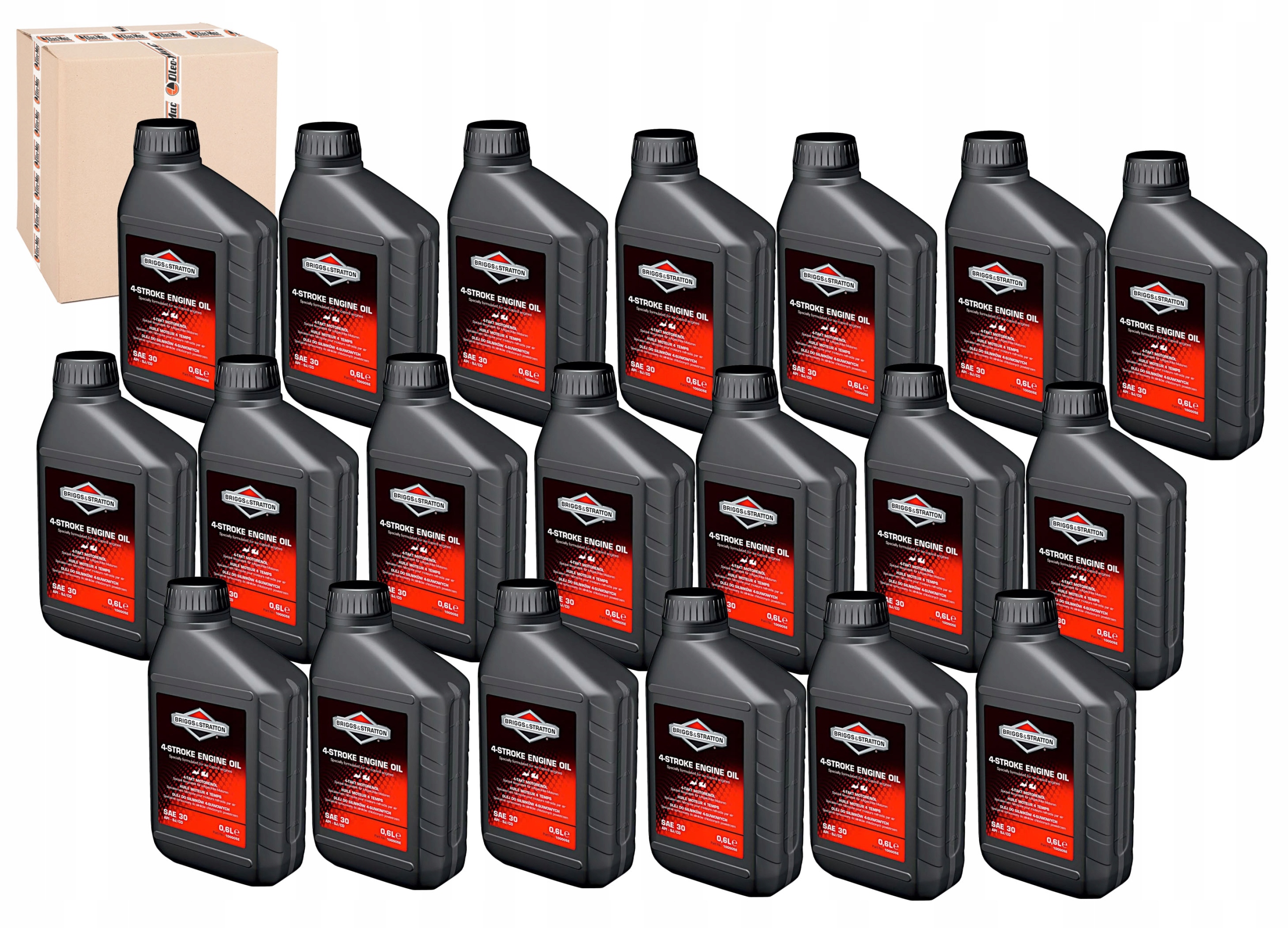 20 x Motorový Olej Briggs&stratton Sae 30 0,6L