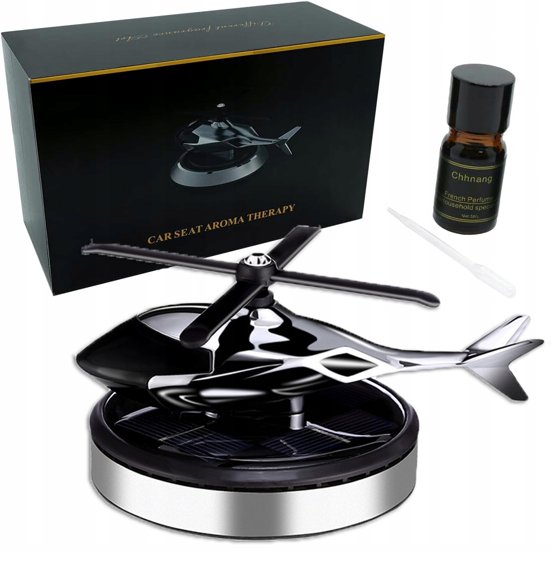 Dyfuzor zapachowy do samochodu solarny obrotowy dyfuzor+ Olejek