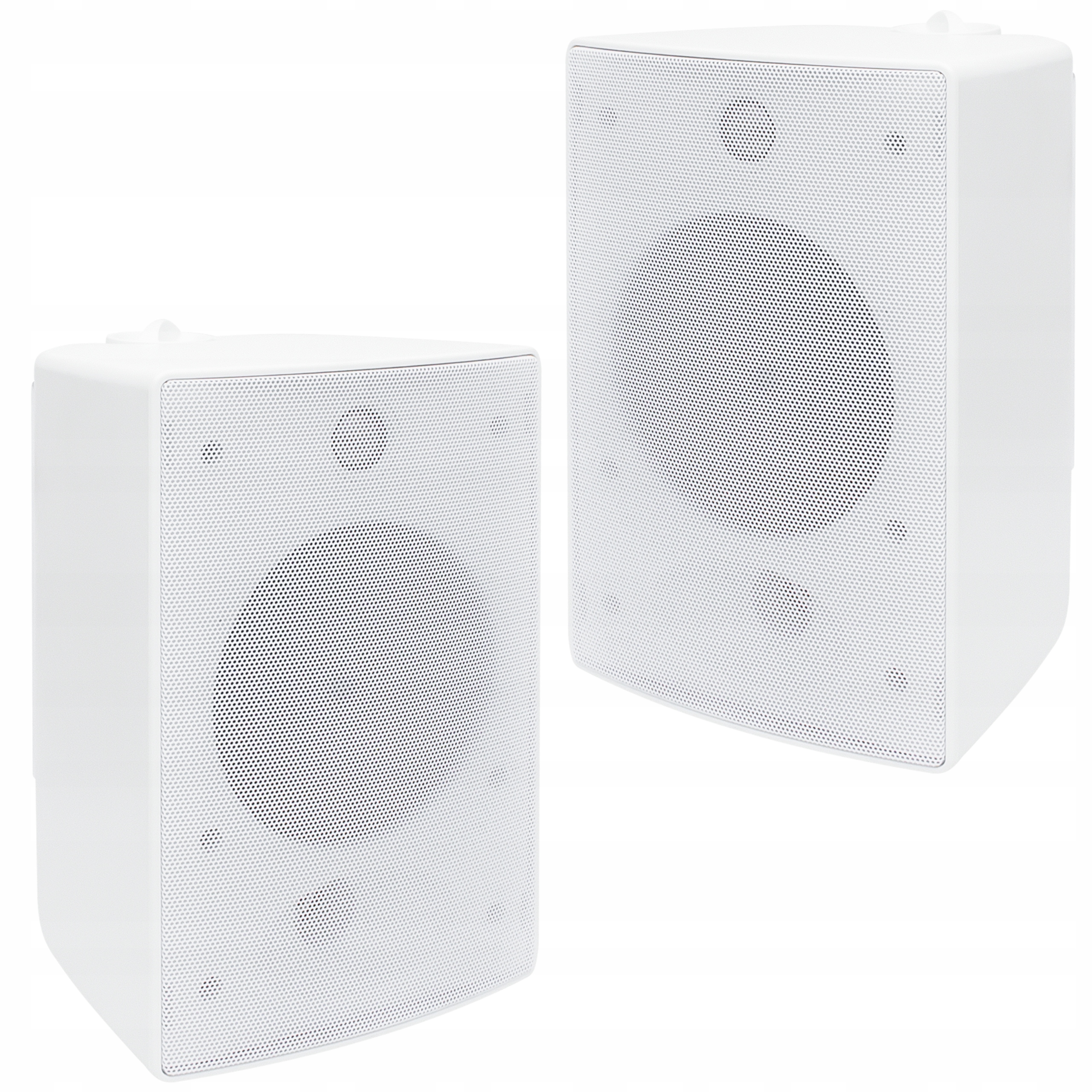 2x SOLIDNY GŁOŚNIK ŚCIENNY 100W NA ŚCIANE UCHWYT BIAŁY RADIOWĘZEŁ SIŁOWNIA