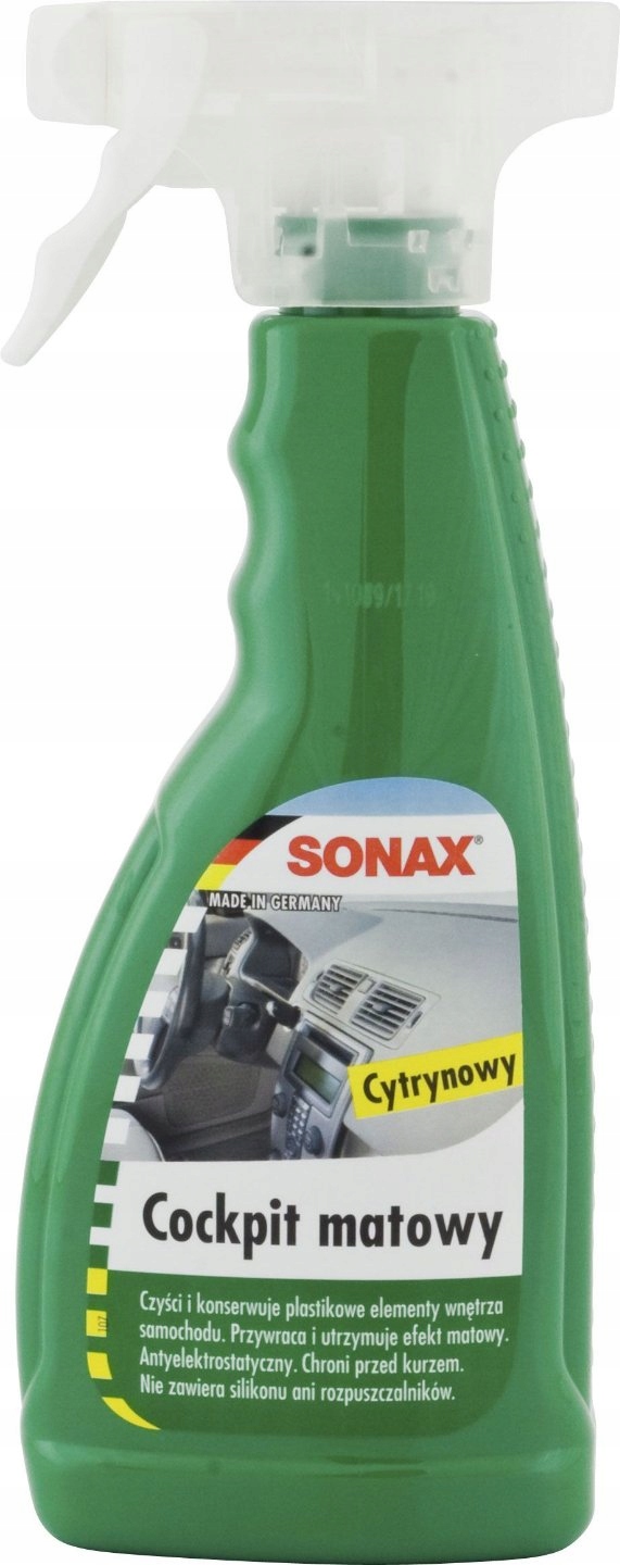 

Sonax Cockpit Matowy 500ML.GREEN-LEMON