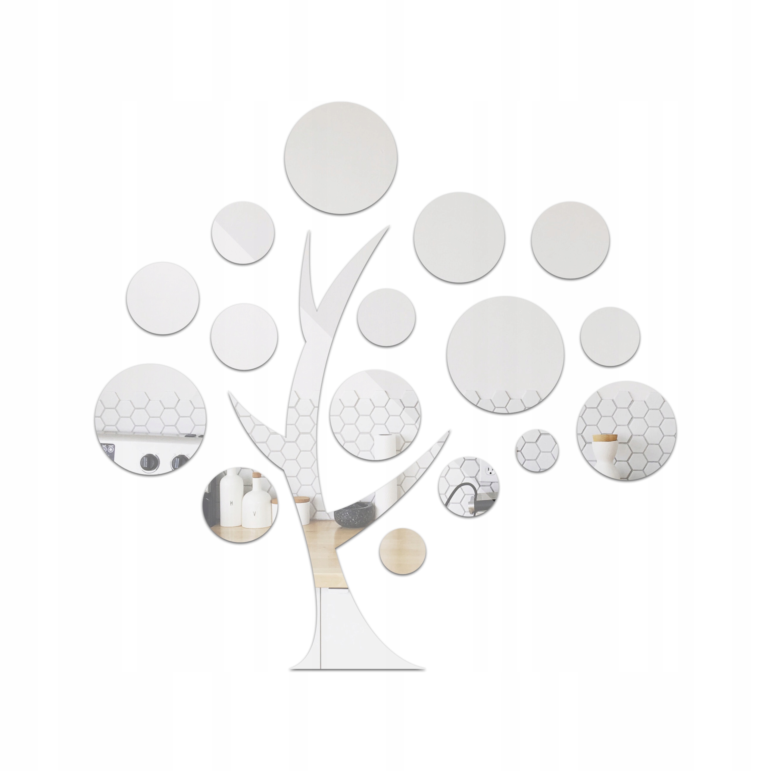 

Lustro dekoracyjne Drzewo na ścianę Do Salonu