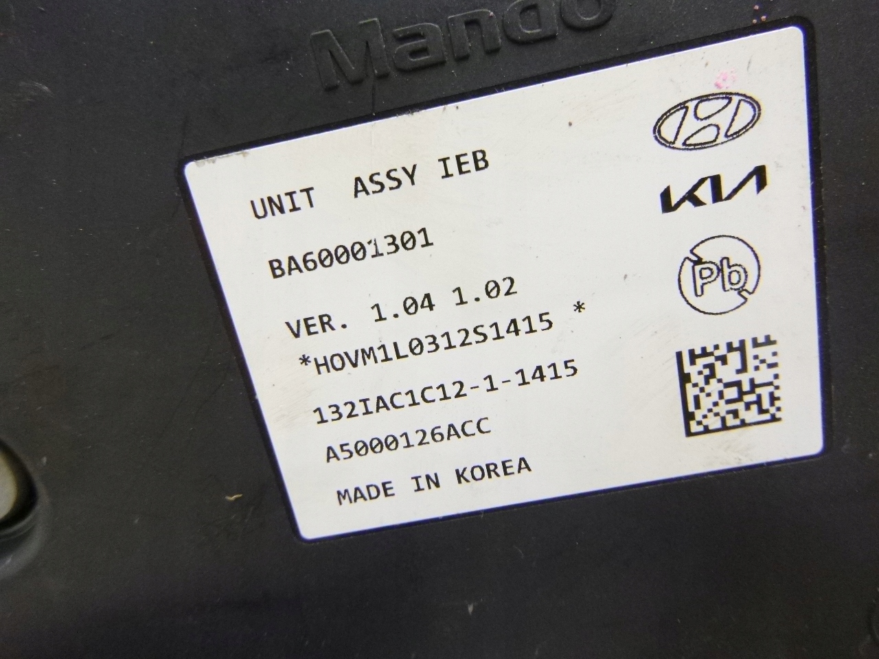 pump ABS brake KIA CEED III 1.6 PHEV 2021r. HYBRYDA
