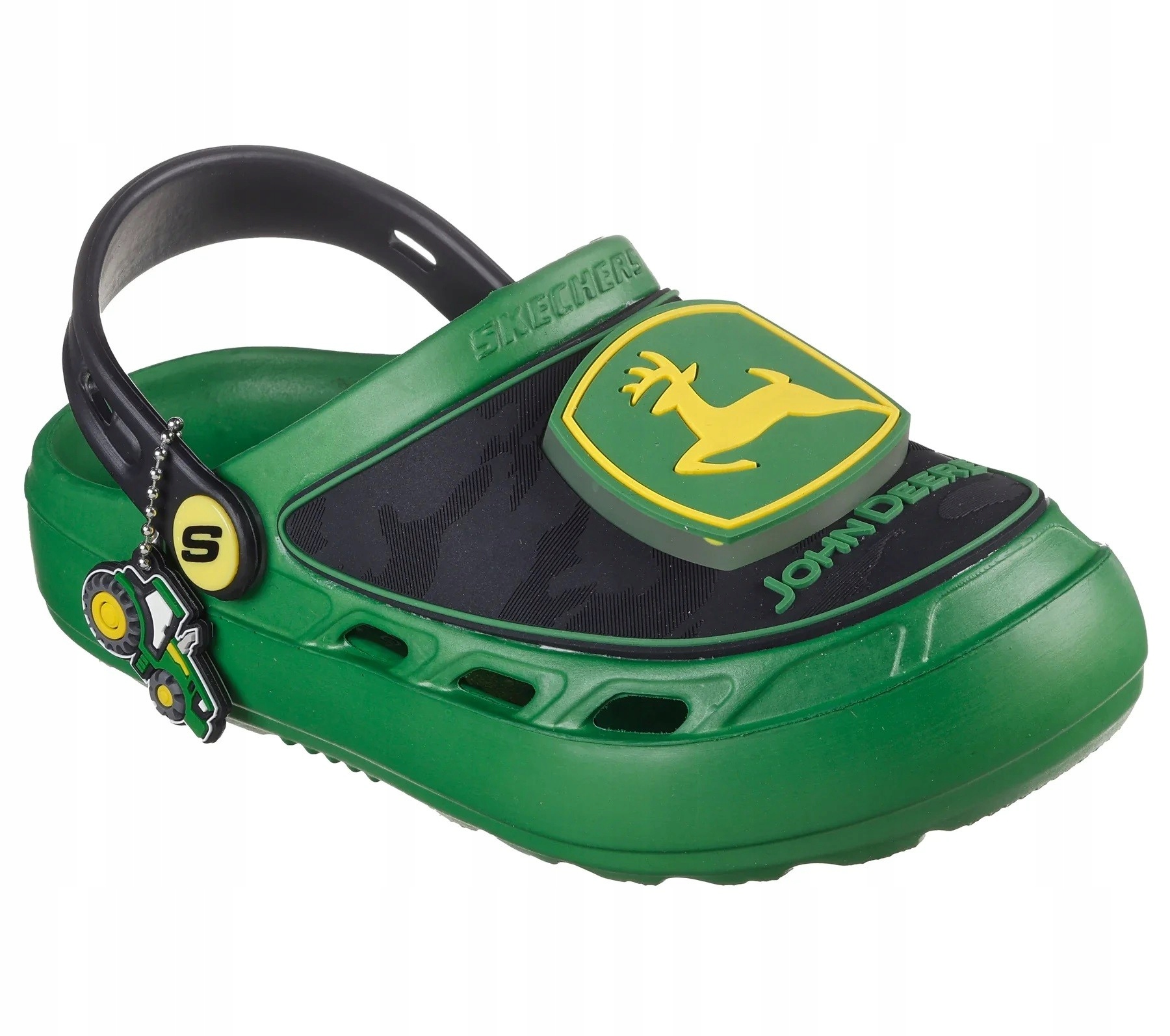 Sandały młodzieżowe Skechers John Deere: Swifters II zielono/czarne 40707