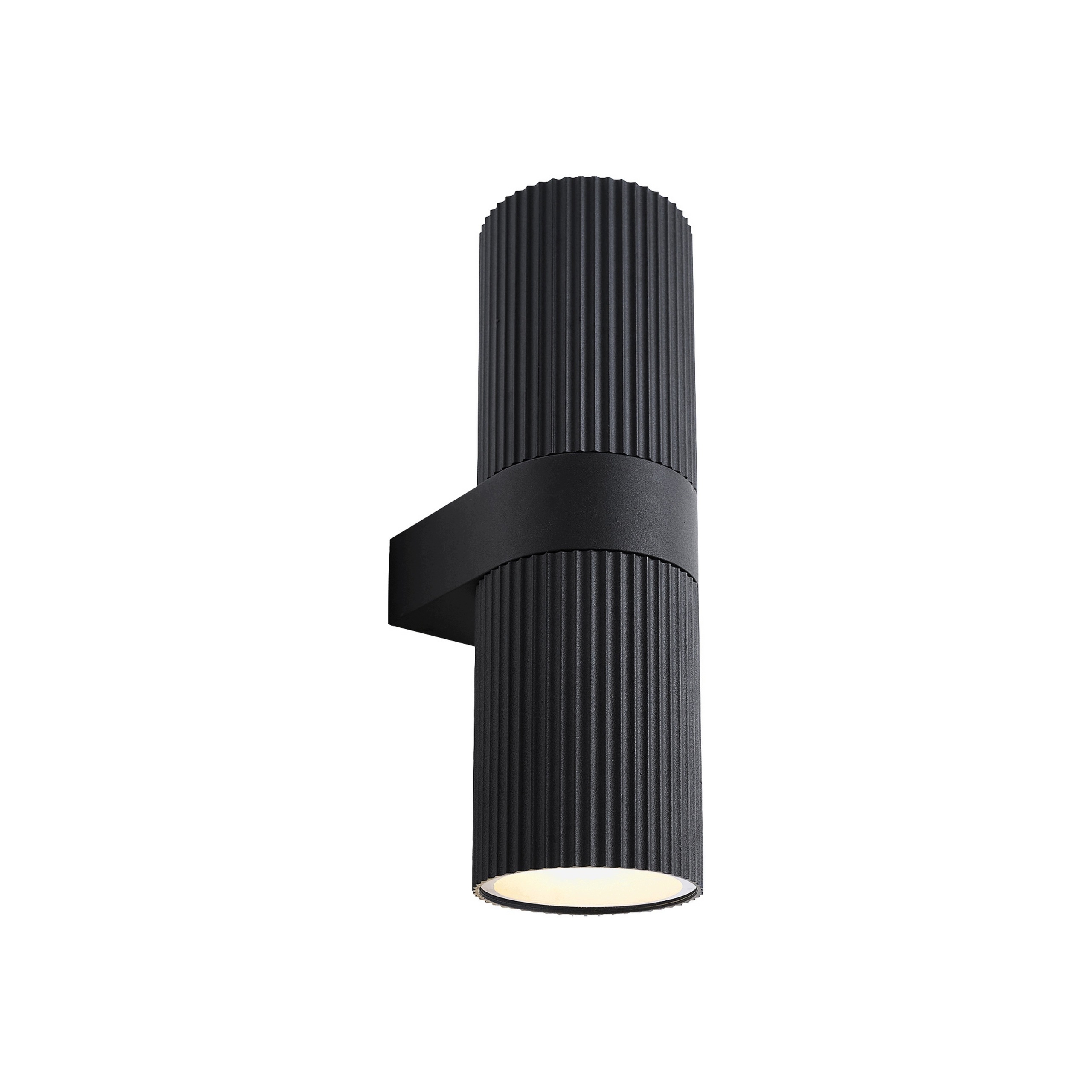 Vonkajšie nástenné svietidlo Kyklop Ripple Maxi 2x E27 15W IP54 čierny kov Nordlux