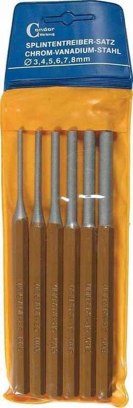 Цилиндрические пробойники 3-8mm Kpl-6pcs