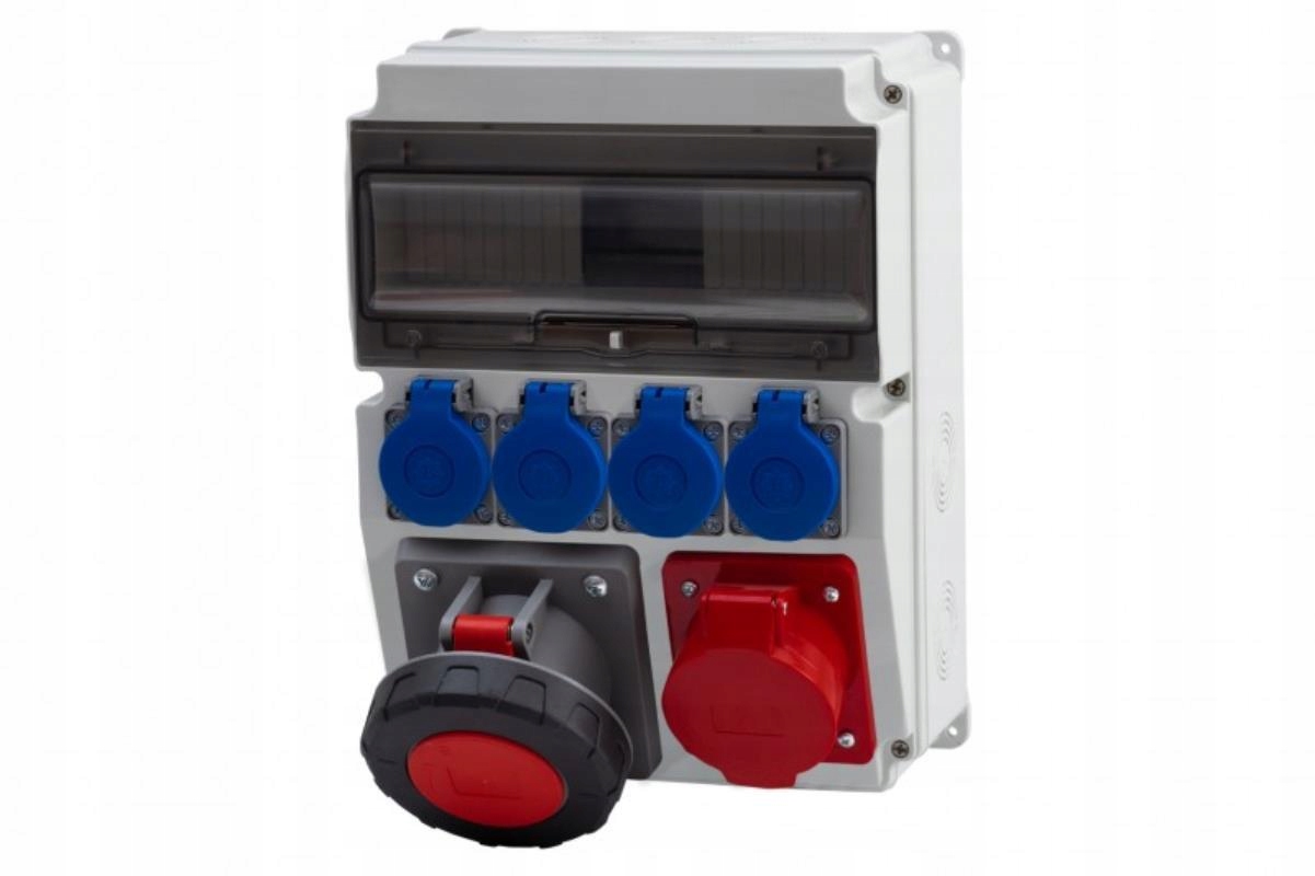 Rozvaděč Caja 16A/5P, 63A/5P, 4x230V 12M IP65