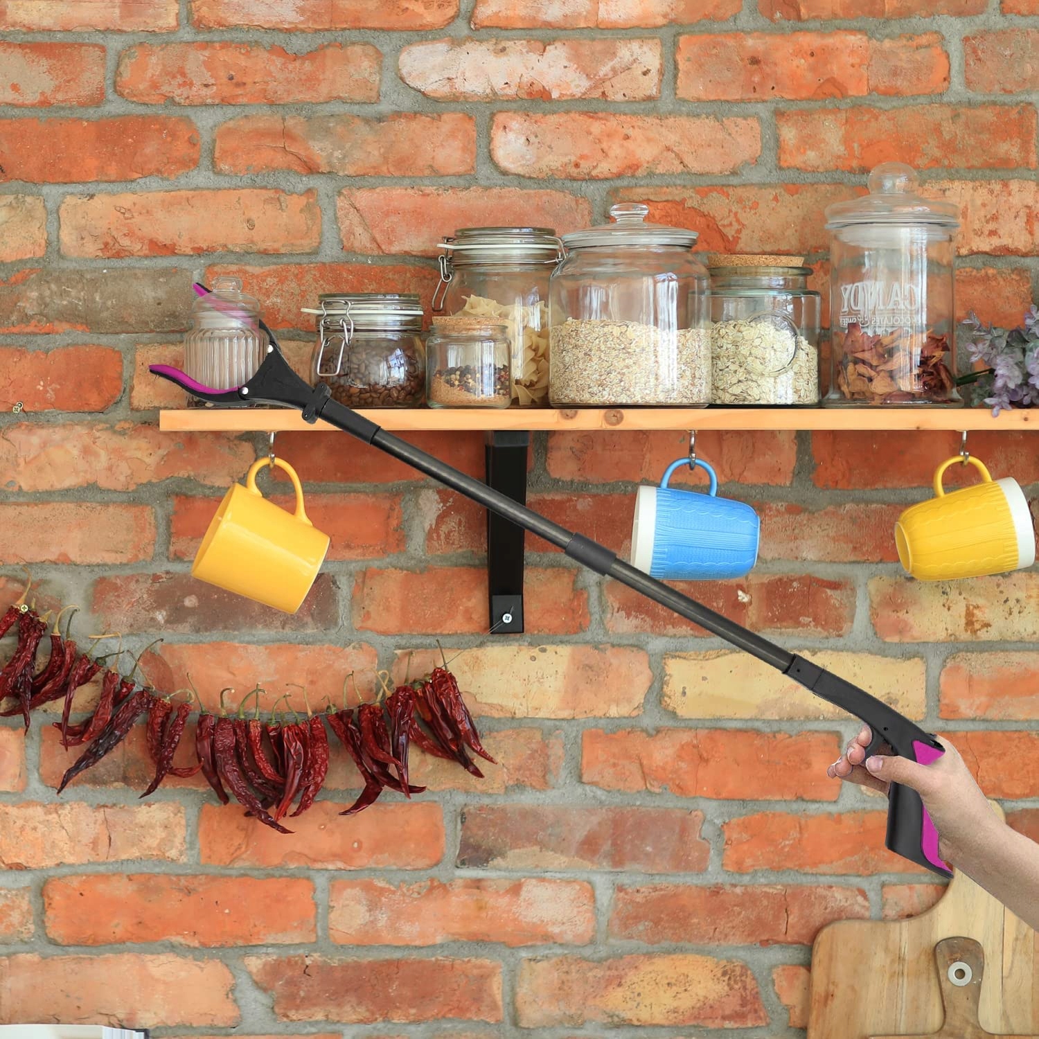 CHWYTAK DO ZBIERANIA ŚMIECI Z LED Z MAGNES 82CM EAN (GTIN) 0191491757594