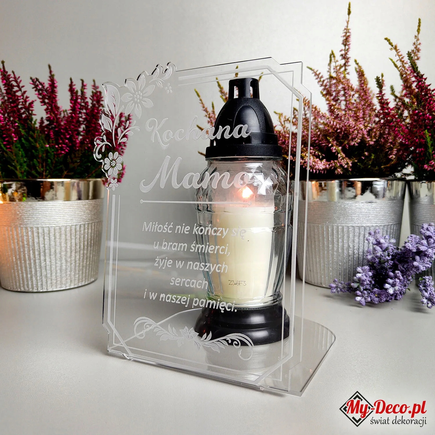Podstawka statuetka na grób Tablica Marka My-Deco