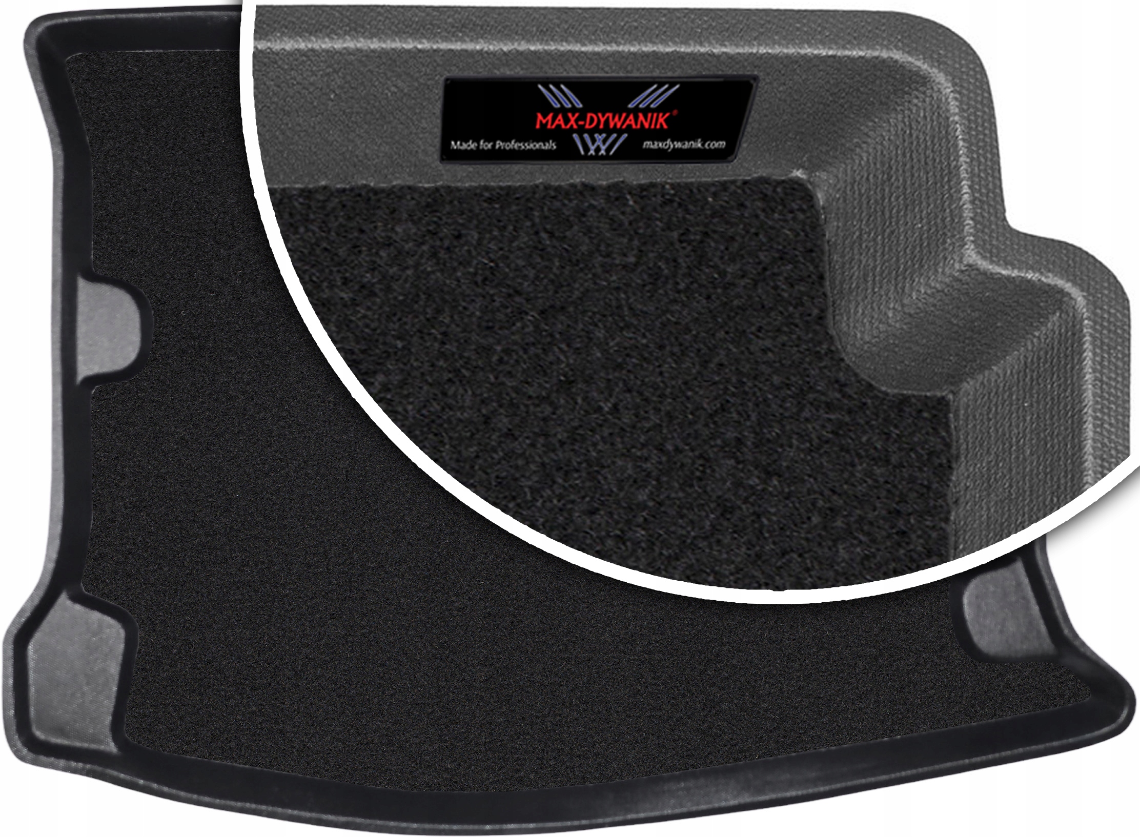 Dacia Sandero I Hatchback 2008-2012 Koberec do zavazadlového prostoru s velurovou podložkou