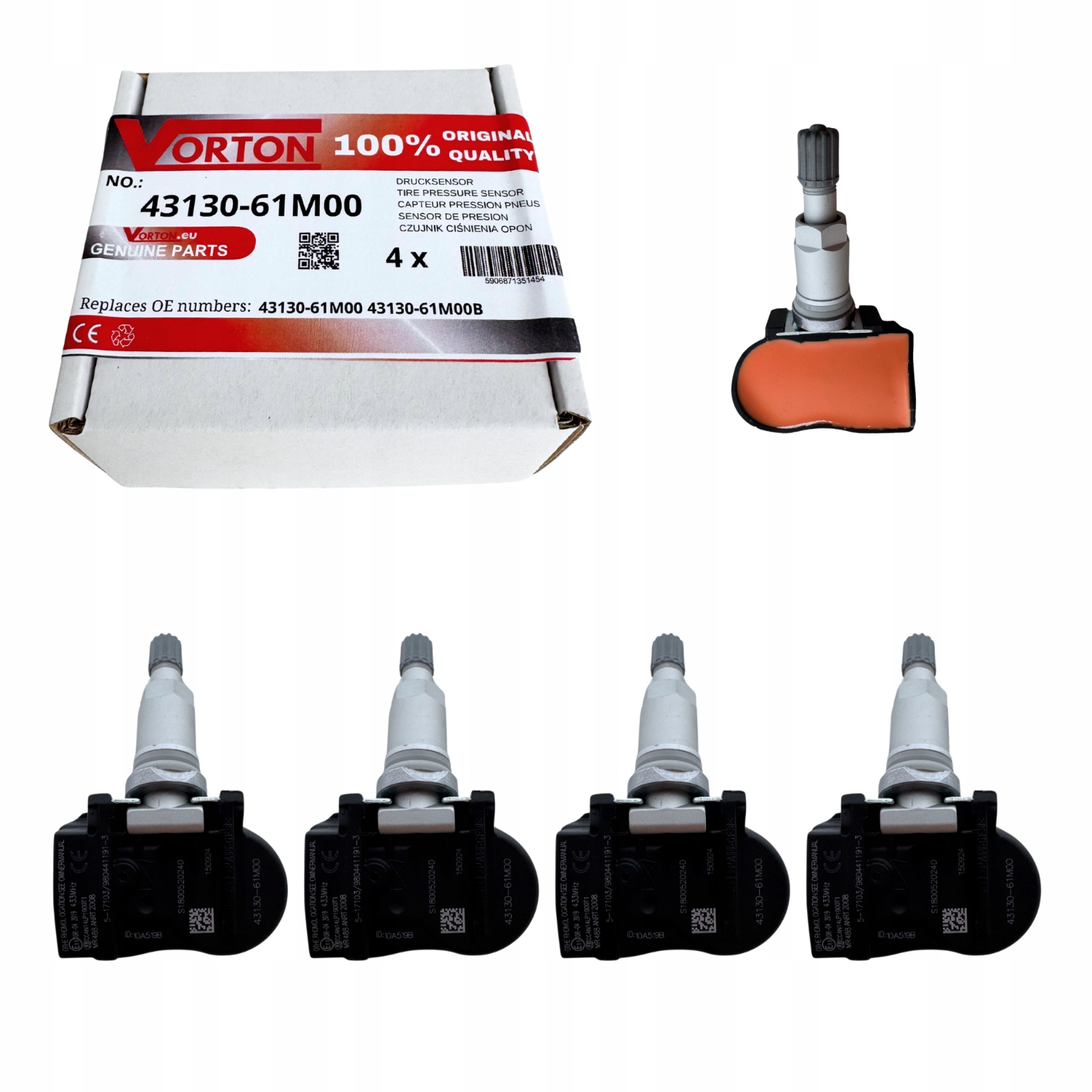 Snímače Tlaku Vzduchu Pneumatík Suzuki Swift Mk7 Mk8 Baleno Ignis