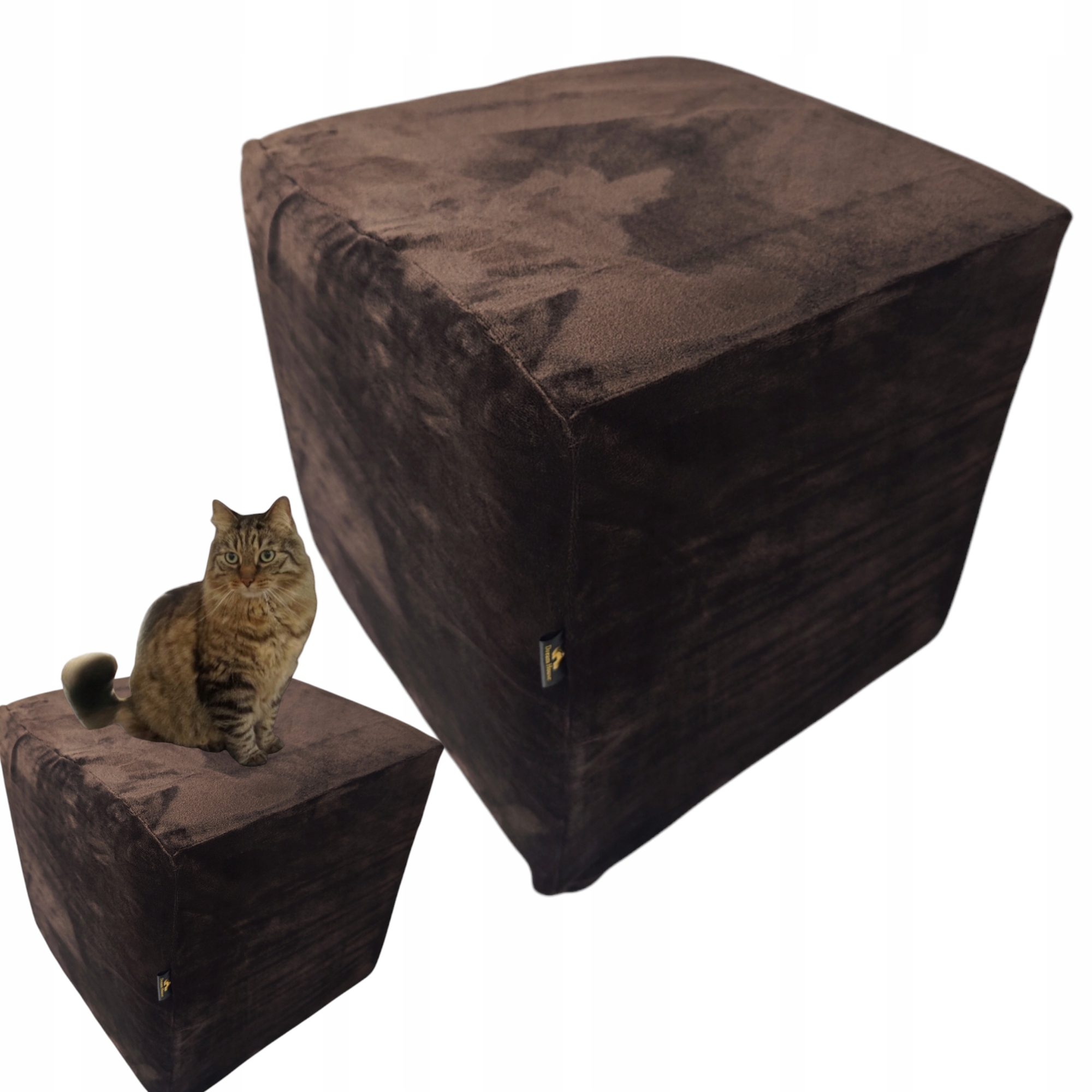 Potah na taburet 50x50x50 odolnost proti otěru a zatažení