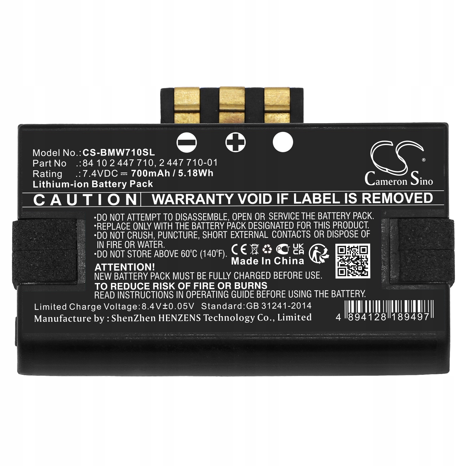 Bmw Baterie Telematic Sos Tcb 84102447710 Akumulátor Tcb Sos E-Call