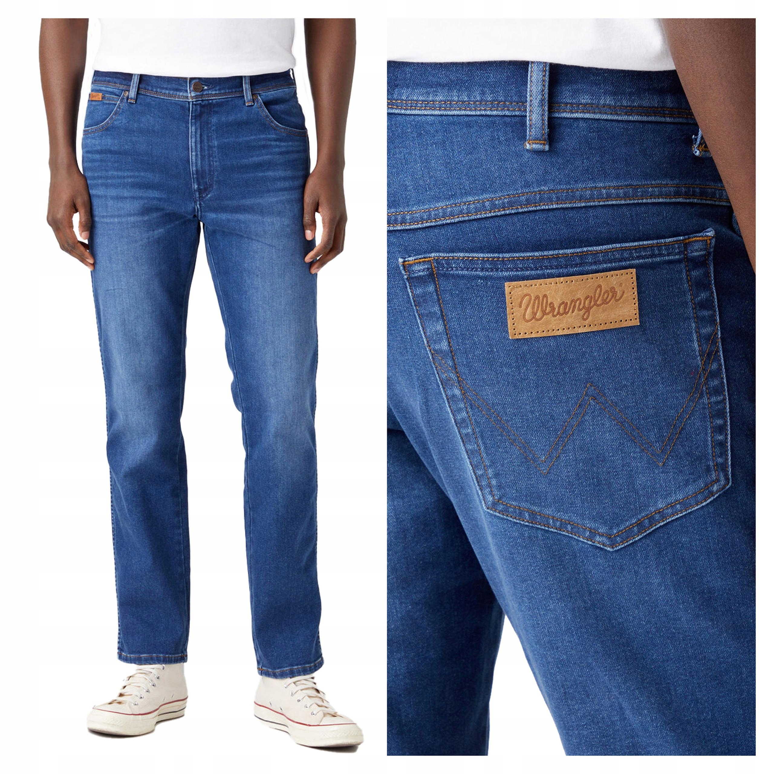 Wrangler Texas Taper Jeans Carrot Zúžený Přiléhavý W33 L34