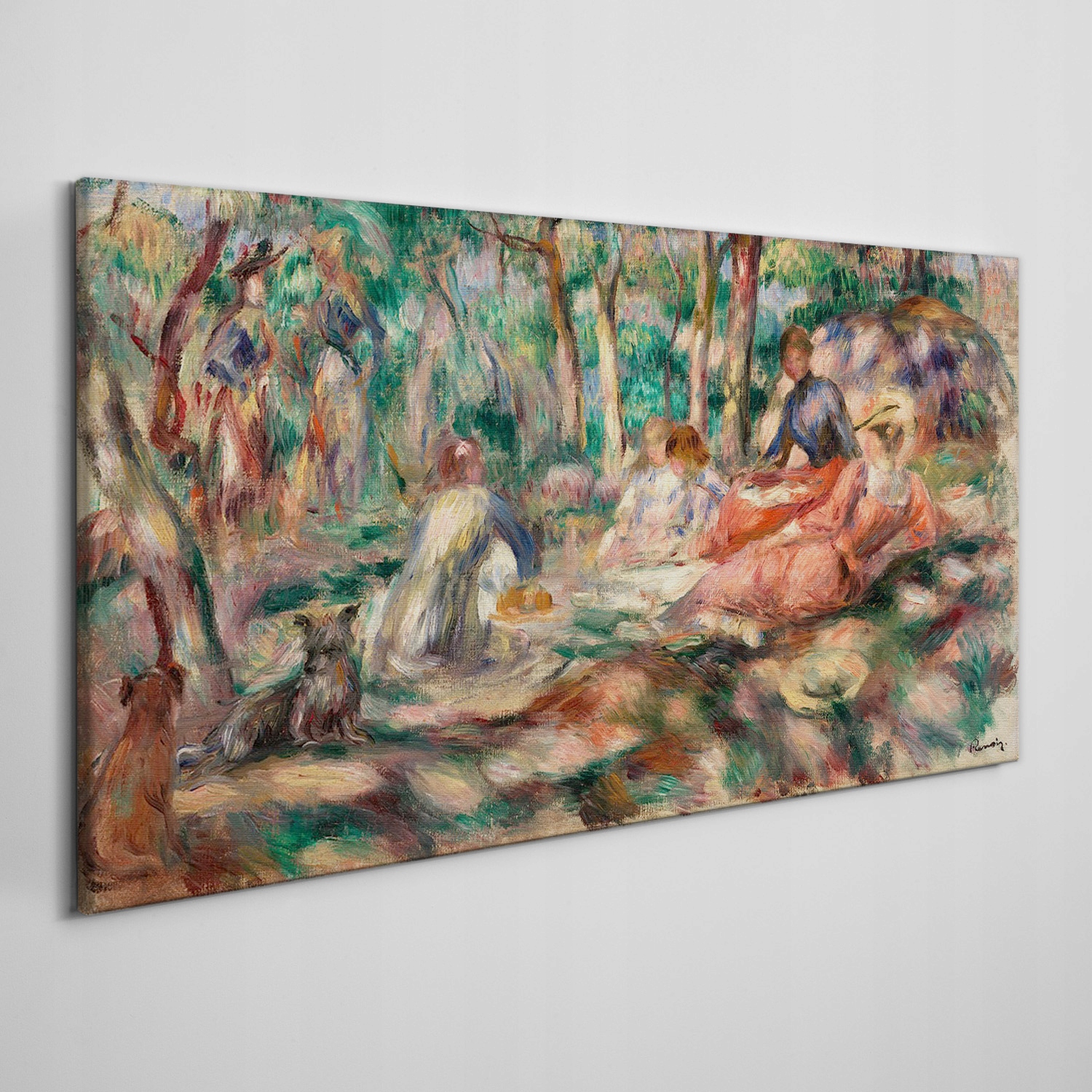 

Nowoczesny obraz na płótnie Las ludzie 100x50 cm