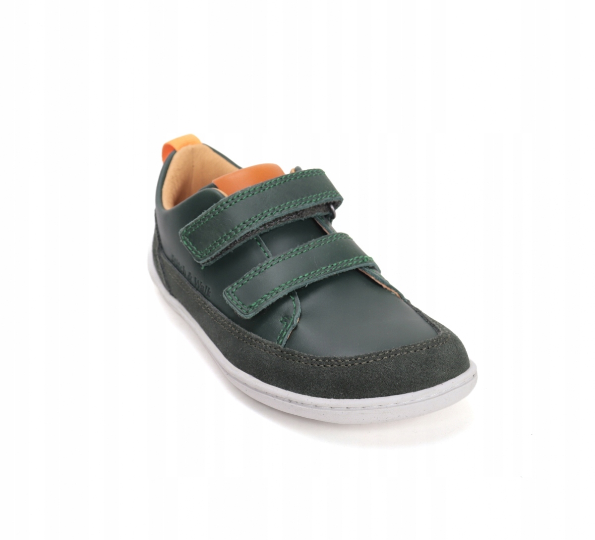 Barefoot Stitch& Walk S088-61168 Emerald skórzane na rzepy roz.28