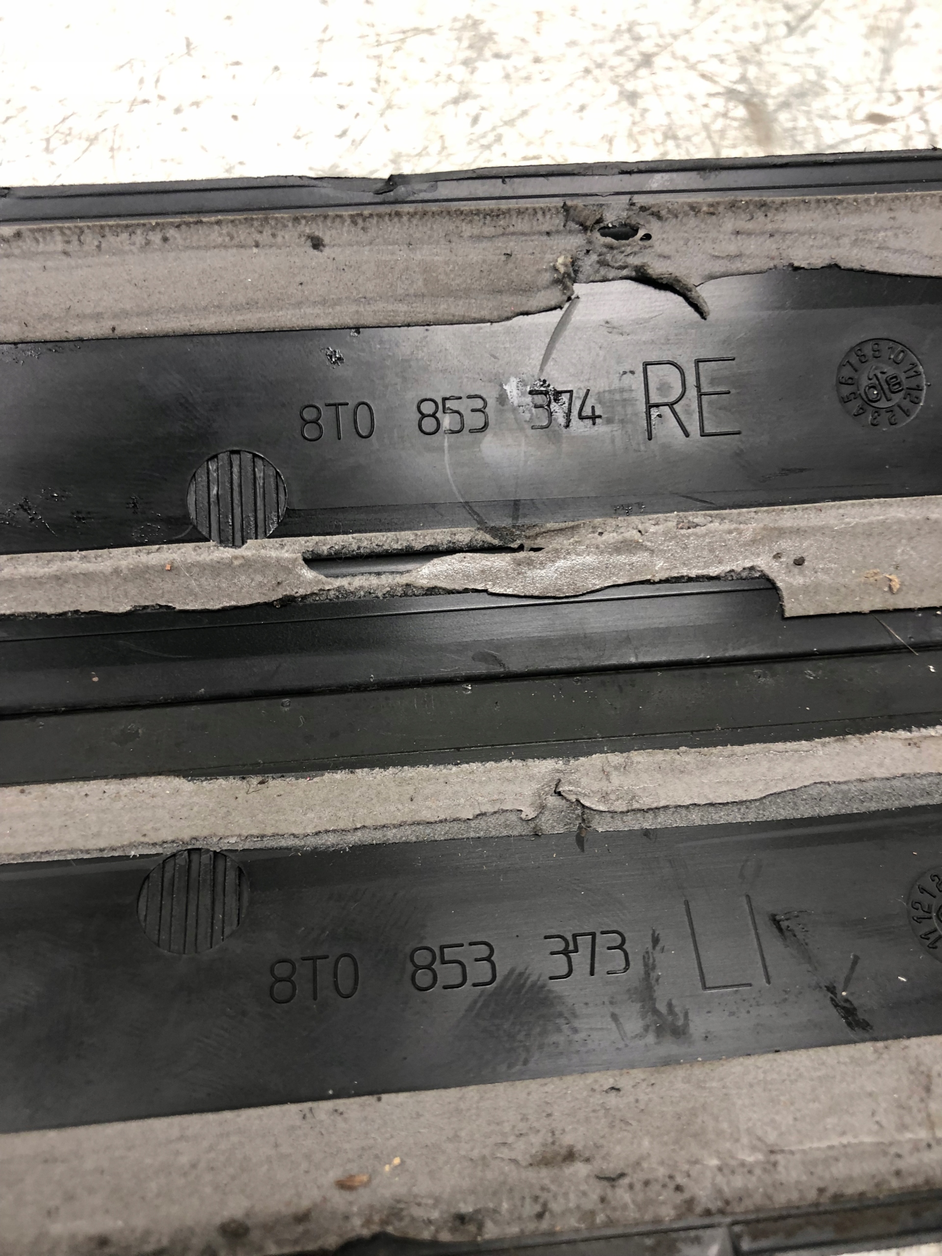 moulding threshold S-LINE AUDI A5 COUPE KOMPLET