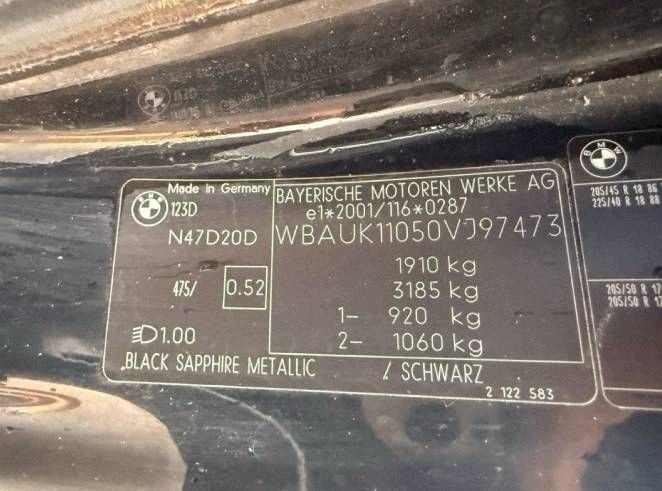 engine 2.0 D BITURBO DO BMW 1 123D E81 E82 E87 E88 N47D20D 204KM/150kW