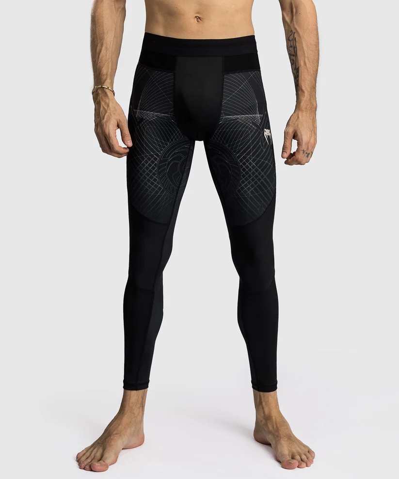 Venum Kompresní legíny Spats G-Fit Deep Black/Desert Sand M