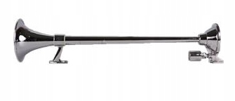 Fanfara klakson sygnał tir 12/24V 74cm chrom TIR Numer katalogowy części 11K0076