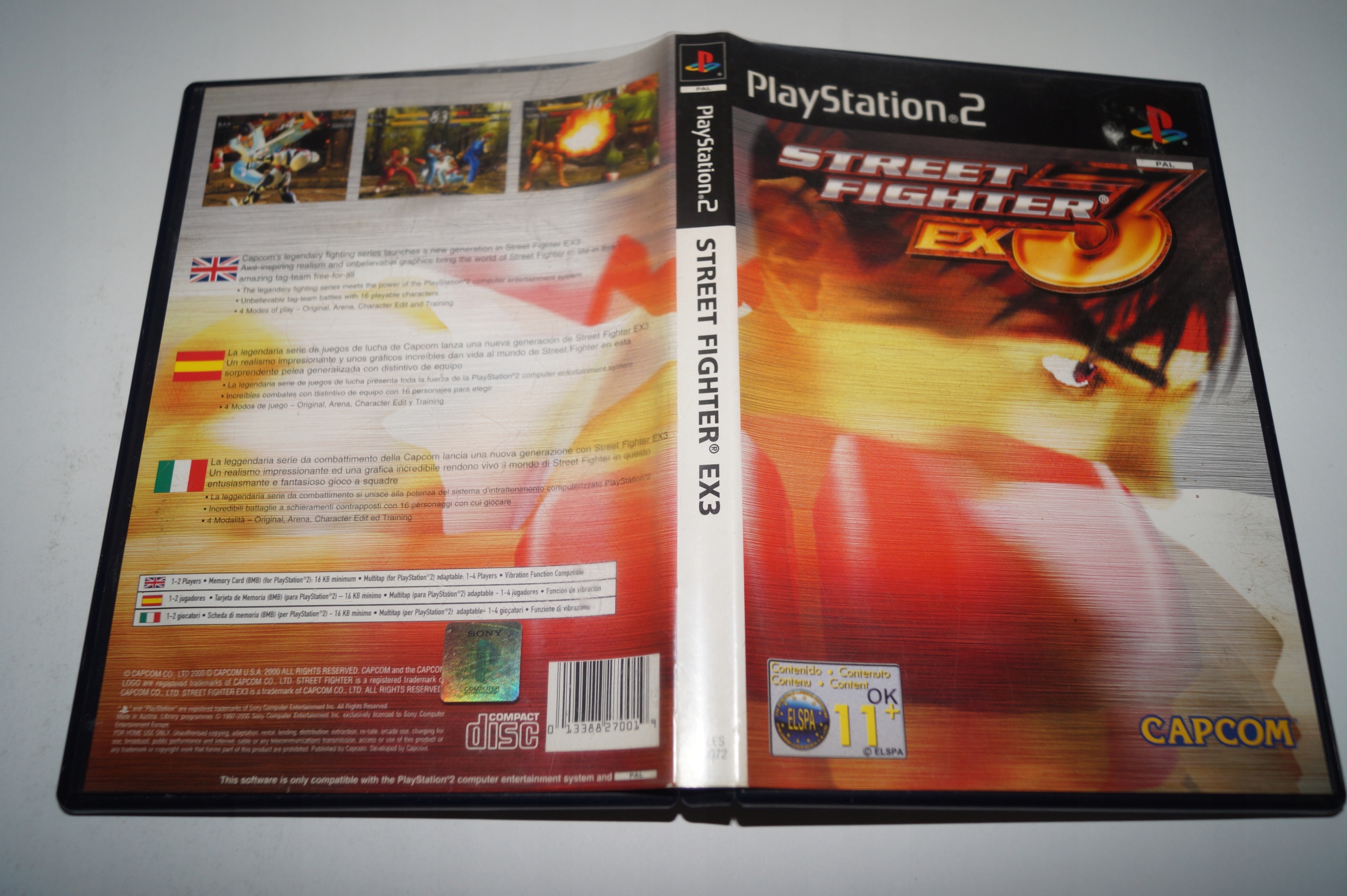 Gra CAPCOM STREET FIGHTER EX3 Sony PlayStation 2 (PS2) Producent Capcom