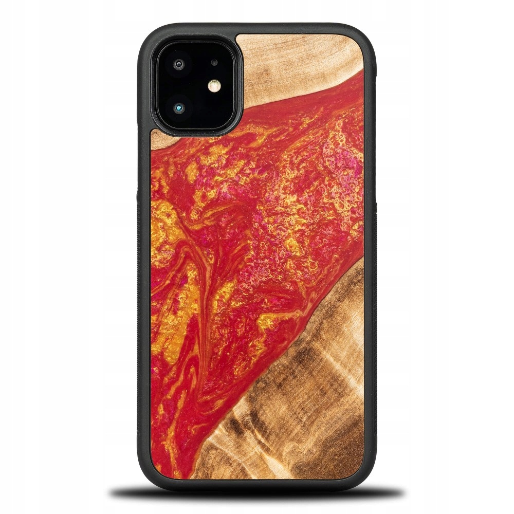 Pouzdro Bewood Unique pro iPhone 11 Neonové Paříž