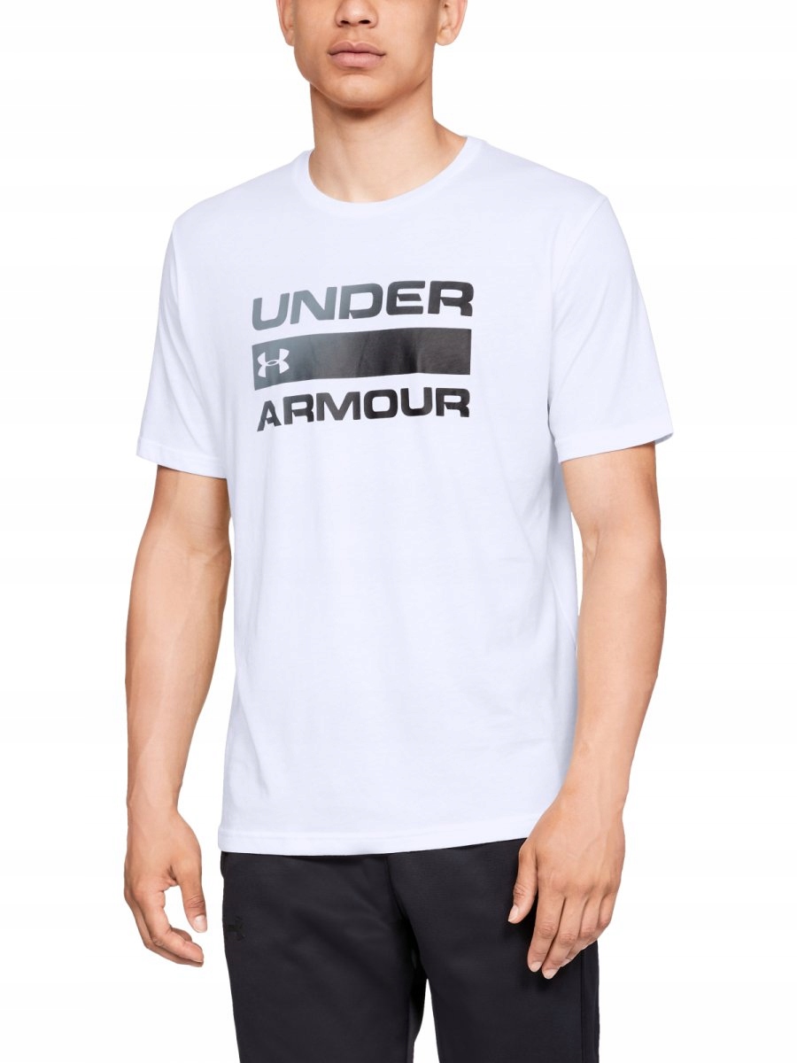 T-shirt treningowy męski Under Armour Team Issue Wordmark biały XL