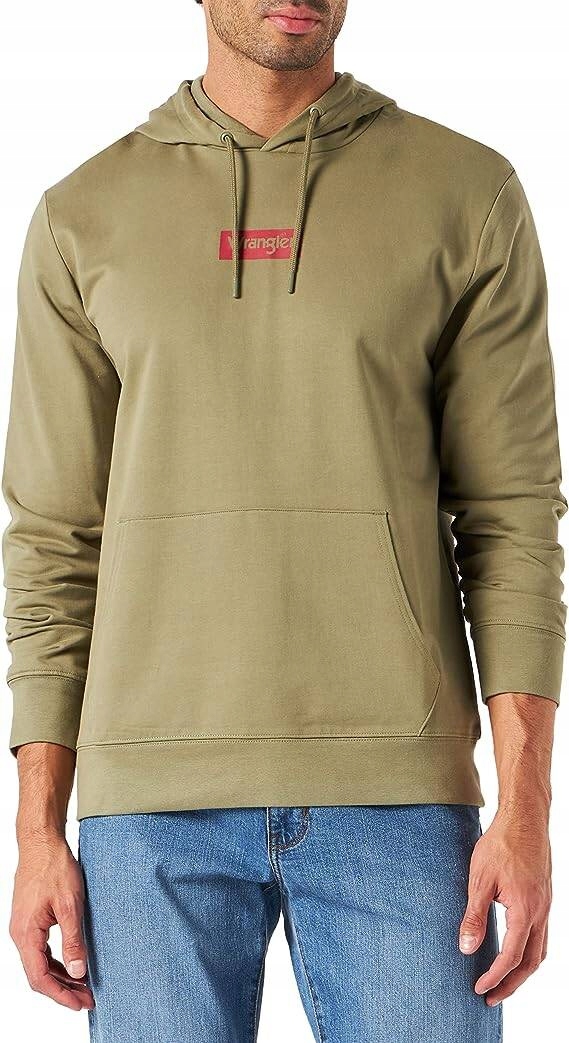Pánská mikina Wrangler Hoodie Moss Green W6X5HA330 XL
