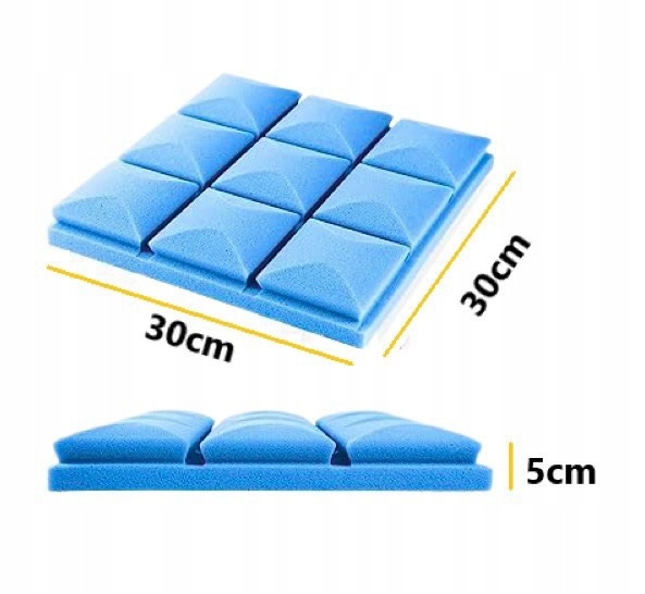 12x PIANKA MATA WYGŁUSZAJĄCA SAMOPRZYLEPNA 1m2 Marka Domidekor