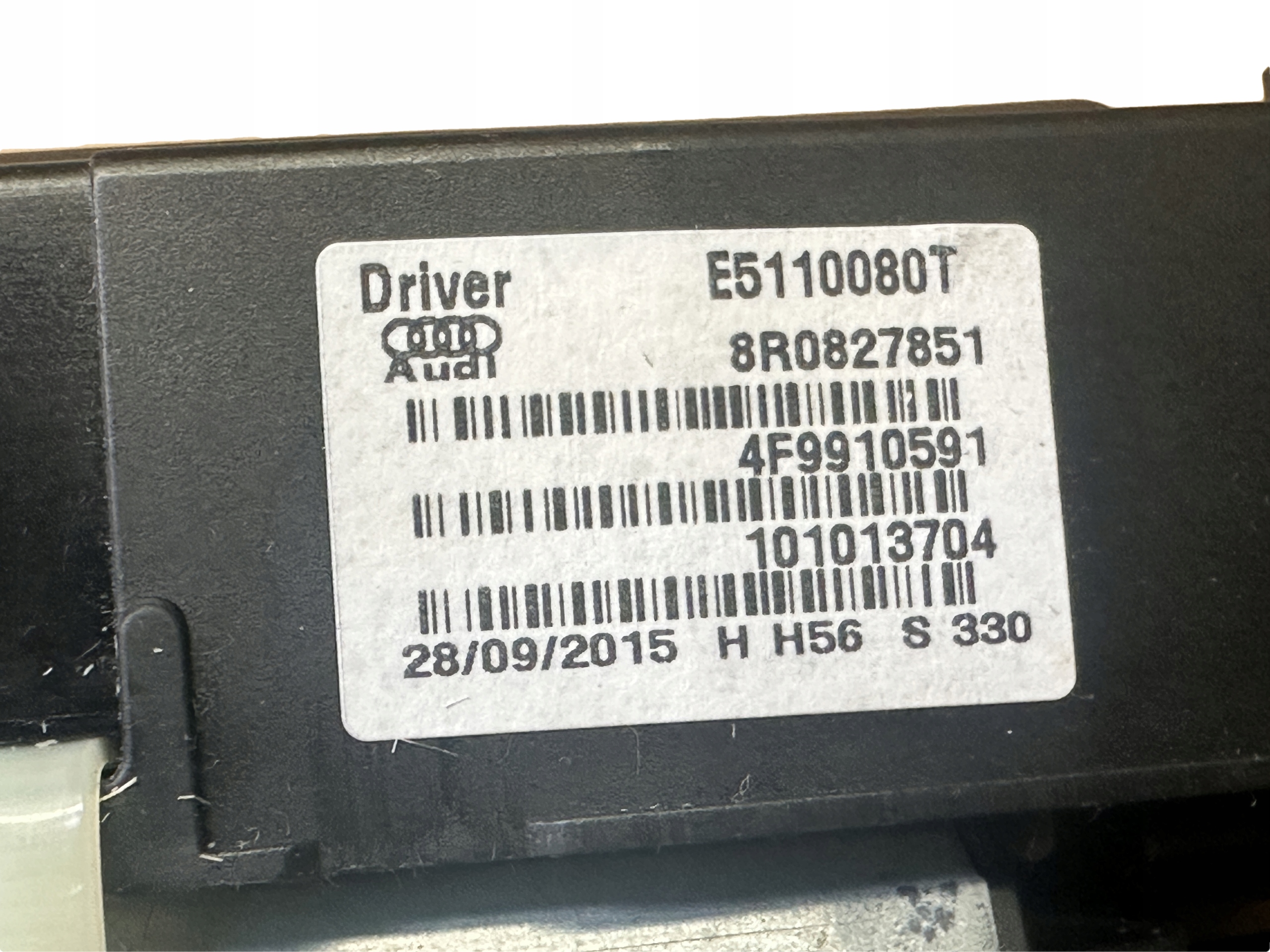 AUDI Q5 8R LIFT engine electrical bonnet left 8R0827851D