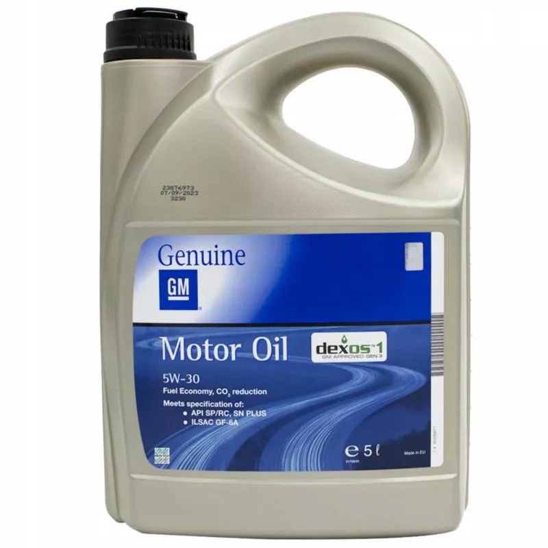 5W30 Opel Gm dexos1 GEN3 Turbo Benzyna 5L