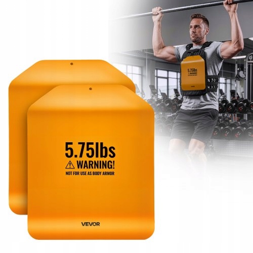 Vevor Závaží 5.2 Kg, Sada 2 X 2.6 Kg, Zakřivené Pro Vesty