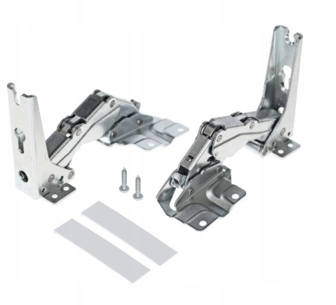 Zawiasy do lodówki Bosch Siemens górny dolny pod zabudowę Hettich