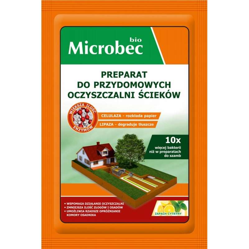 

Preparat do szamba proszek Bros Microbec Bio 35g