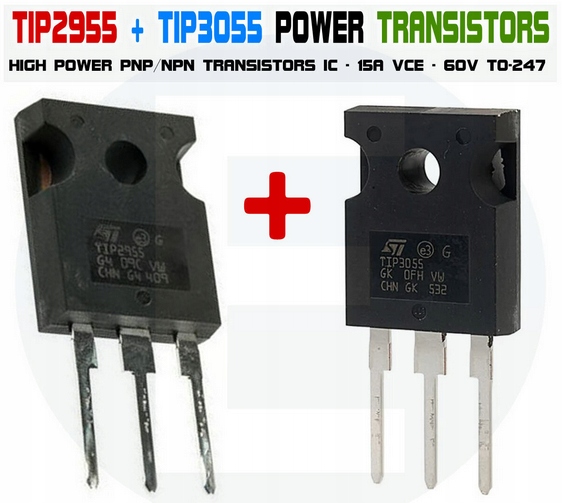 Tranzystor ST TIP2955 TIP3055