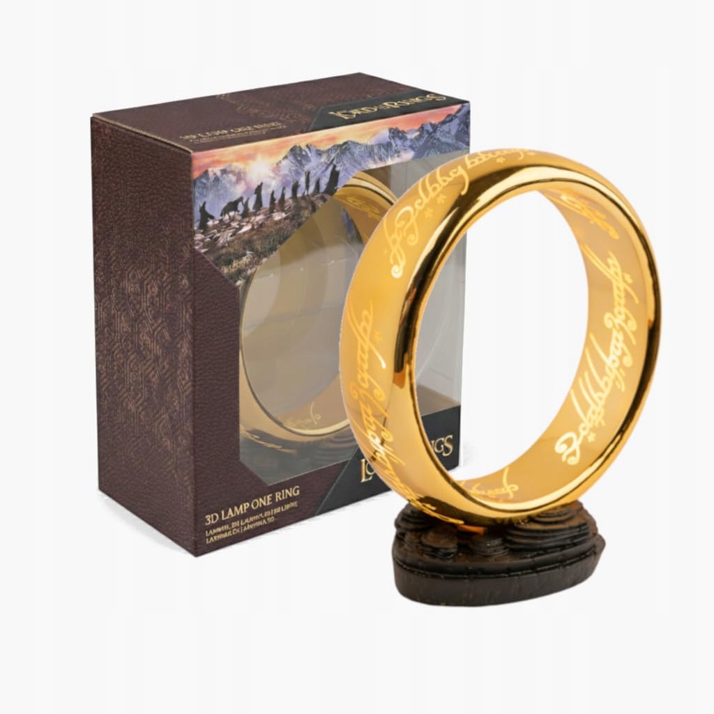 Lampička One Ring Vládce Prstenů – Svítící Prsten Je Jediný
