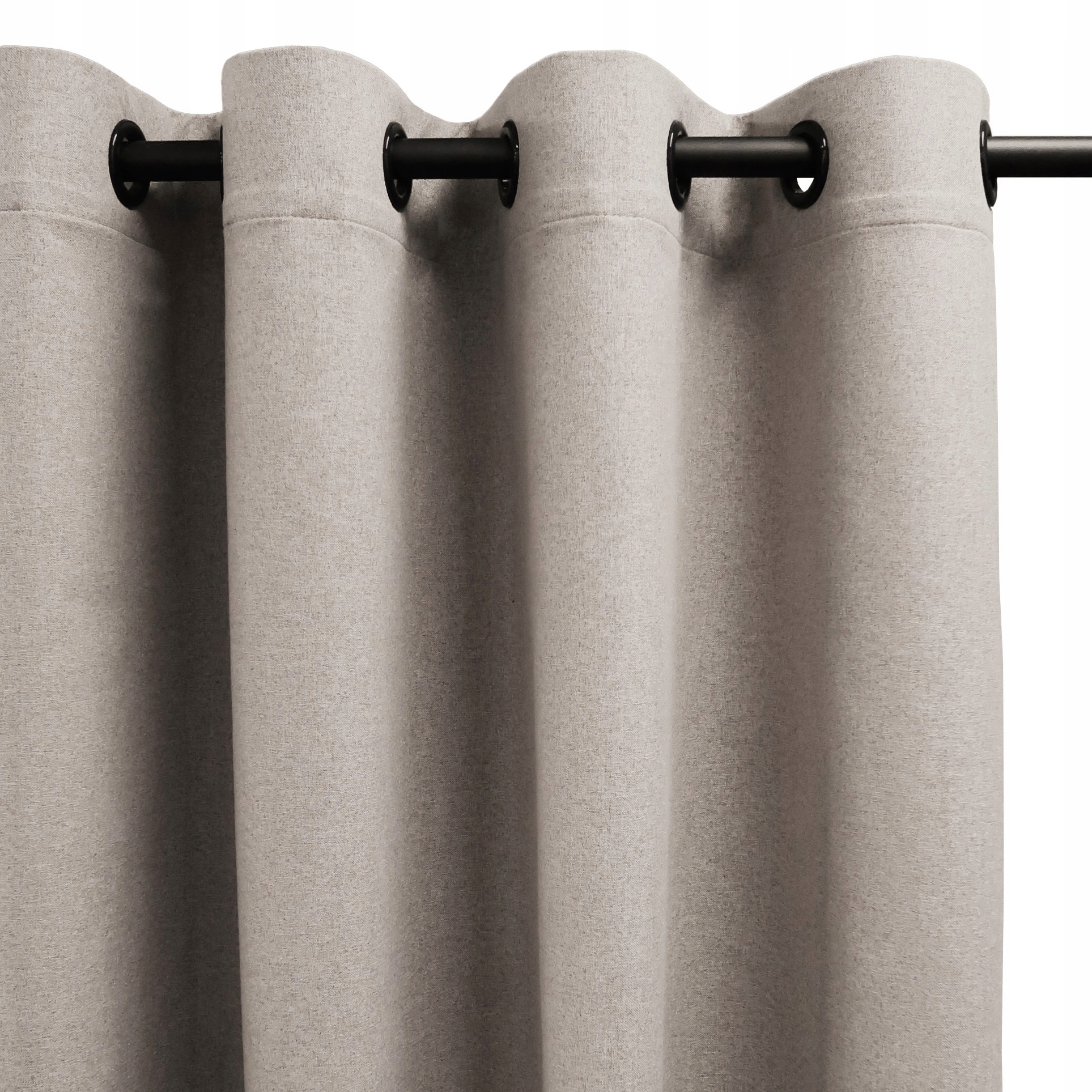Zatemňovací Závěsy Na Průchodkách 170x340 Světle Béžová Blackout Pure