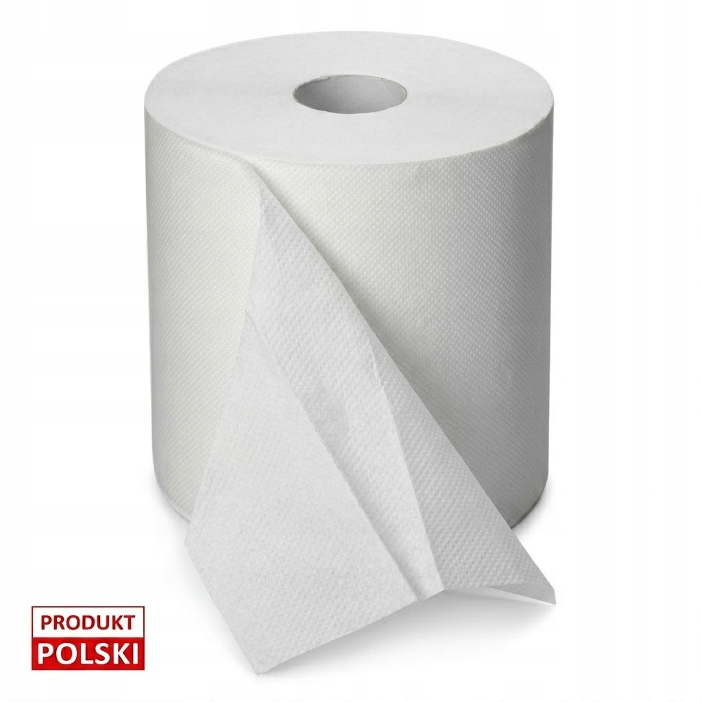 Ręcznik Papierowy Rolka 2W 60m eSleepy Celuloza Mocny Biały 250 listków