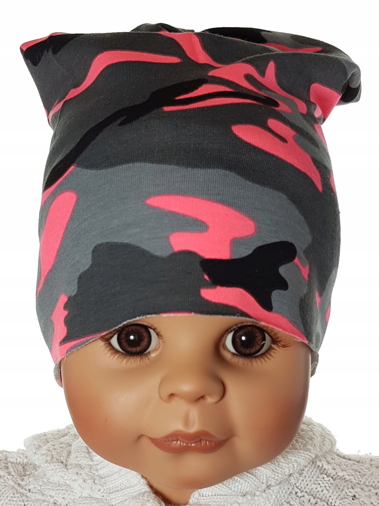 

Polska Czapka Modna Dresówka Beanie 46-56 CM 9WZÓR