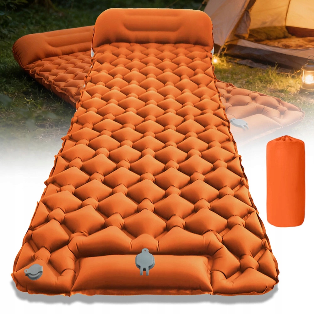 Mata Kempingowa Samopompująca 190x60 CM Karimata Turystyczna Z Pompką