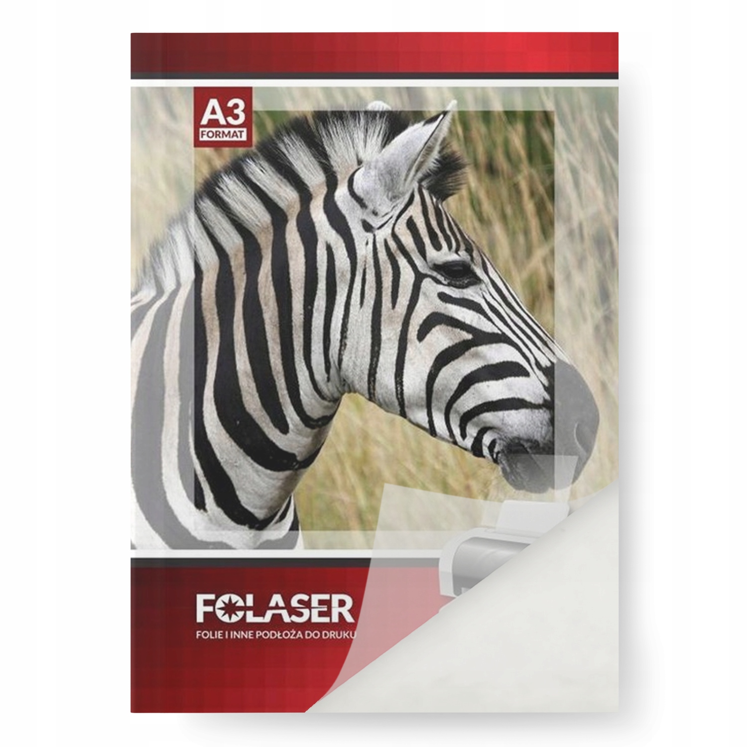 Folia samoprzylepna przezroczysta matowa do drukarek laserowych 50A3