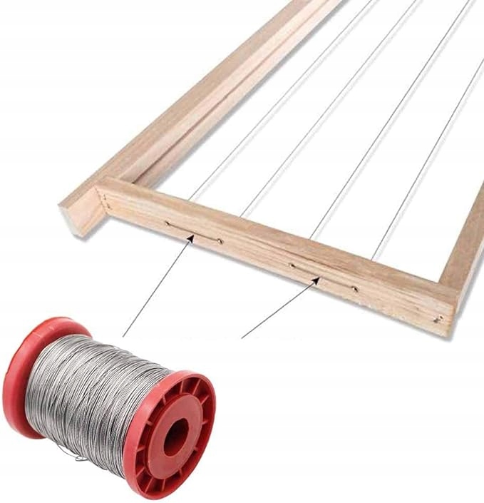 Drut pszczelarski 0,4 mm 500g ocynkowany mocny do ramek do drutowania ramki