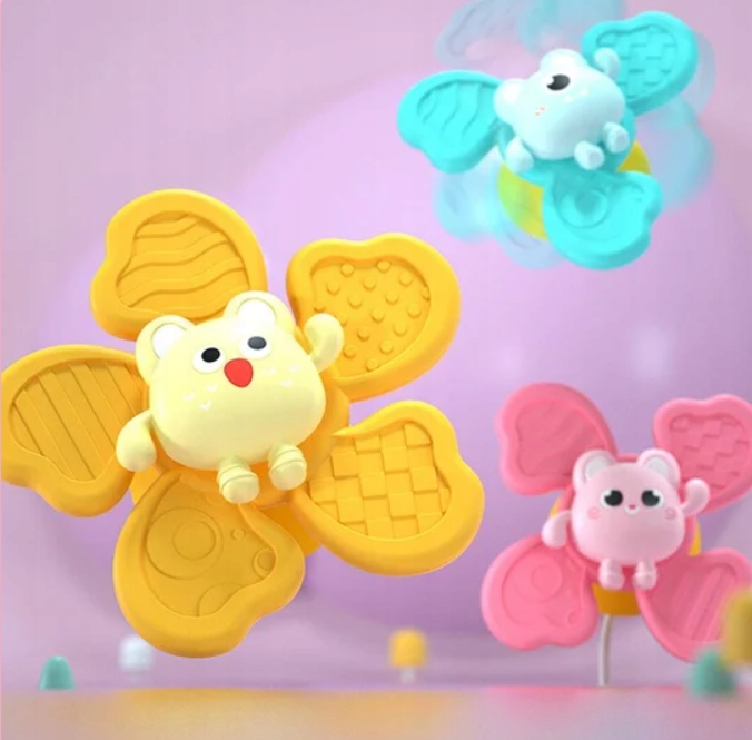3x FIDGET SPINNER DLA NIEMOWLĄT SENSORYCZNA WIRUJĄCA ZABAWKA GRZECHOTKA Certyfikaty, opinie, atesty CE