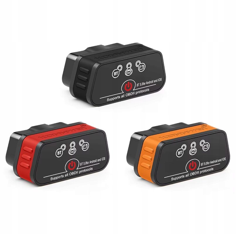 ELM327 konnwei OBD2 Interfejs 5.0 Bluetooth Smartphone iPhone
