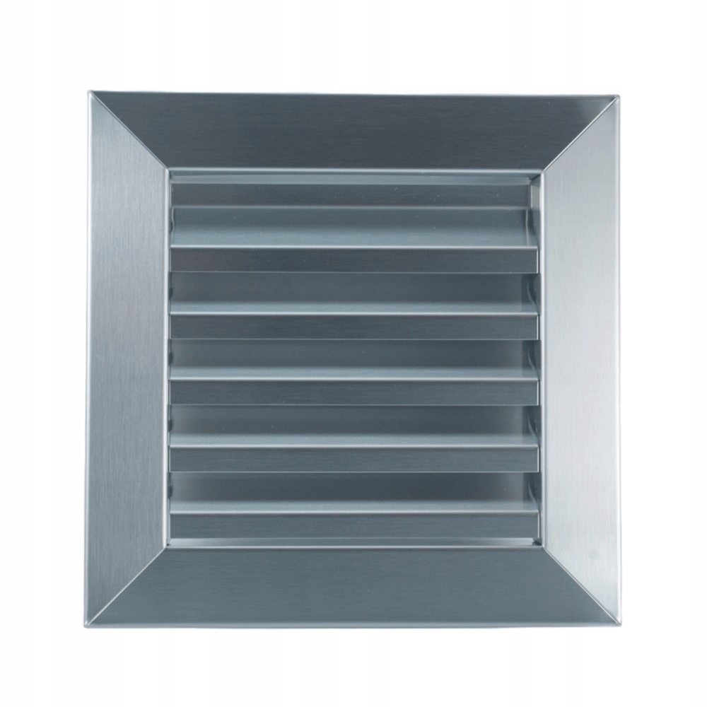 Vnější kovová komínová mřížka se síťkou proti hmyzu 14x14 inox