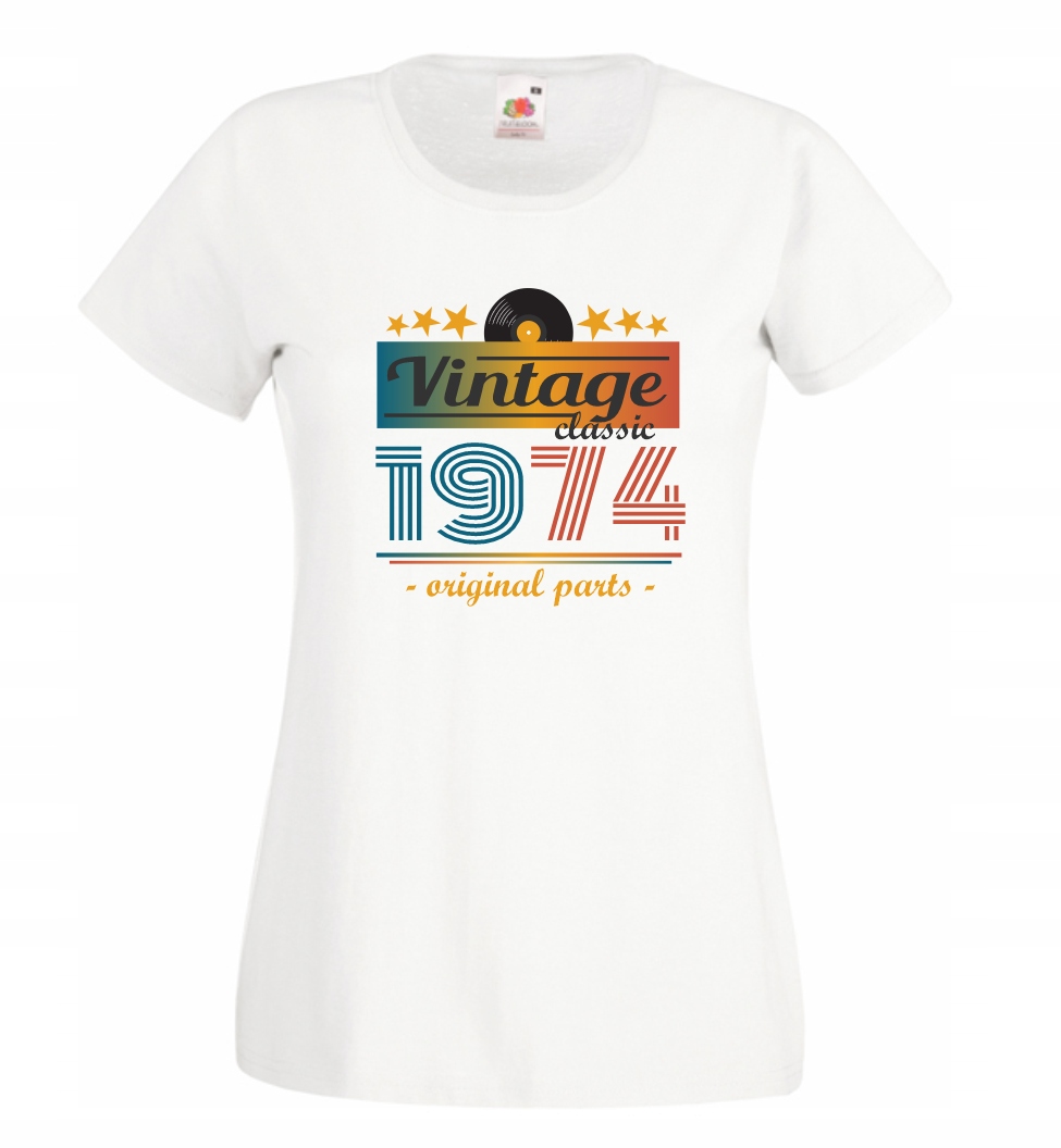 

T-shirt Koszulka Urodziny Rocznik 1974 Vintage XXL