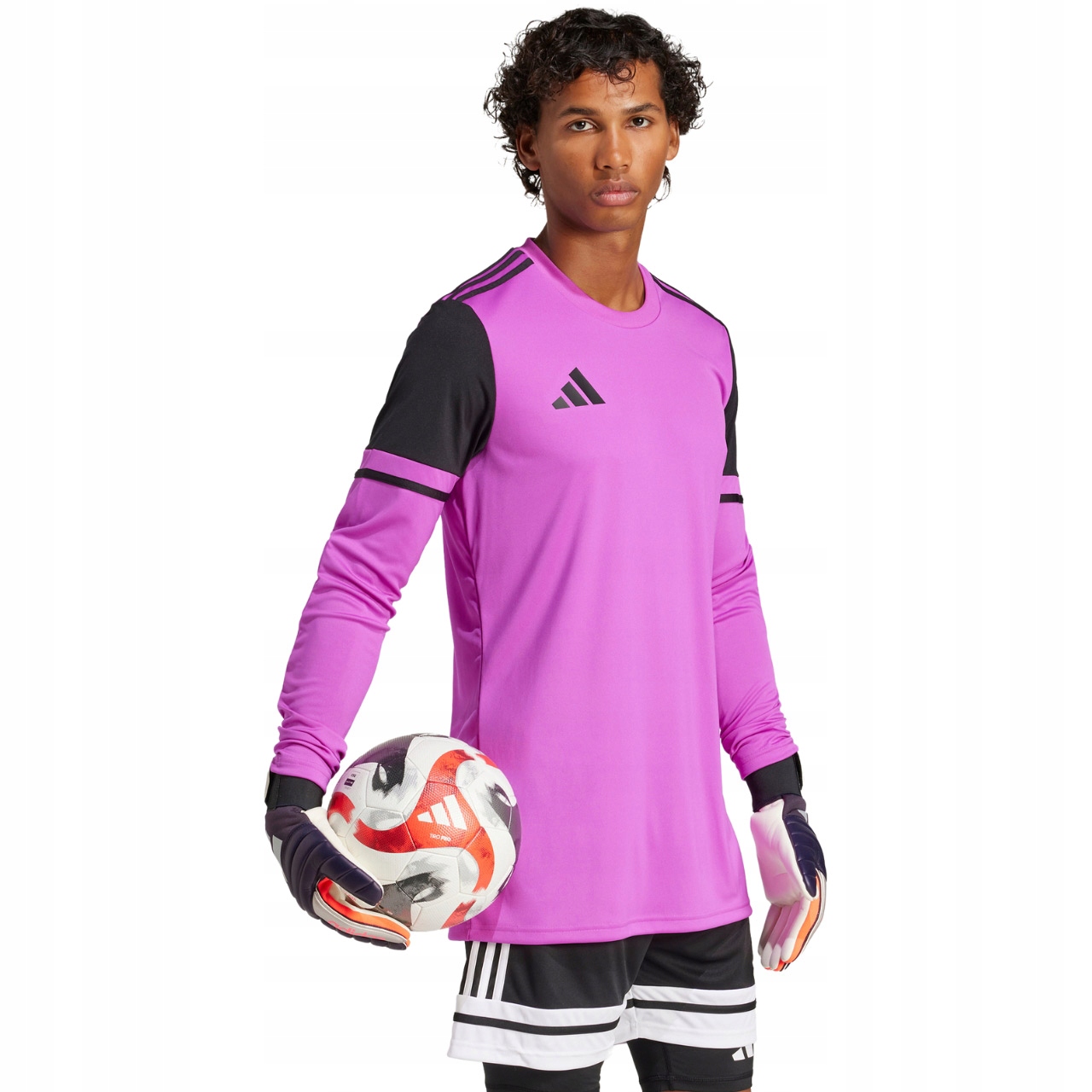 Koszulka bramkarska męska Squadra 25 Long Sleeve fuksja R. XL