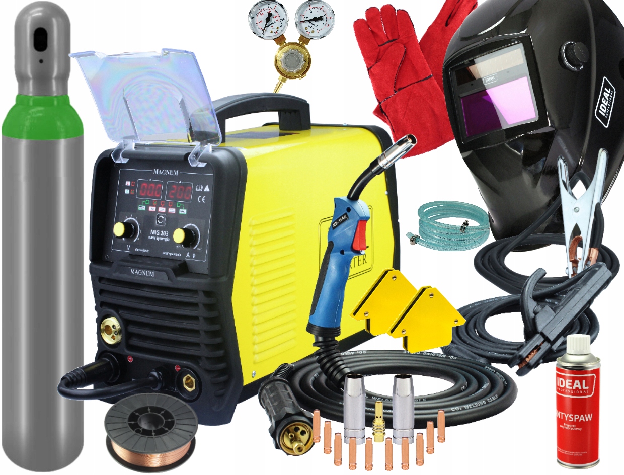 Półautomat Spawarka Migomat Mig Tig Mma 203 Easy Synergia Magnum