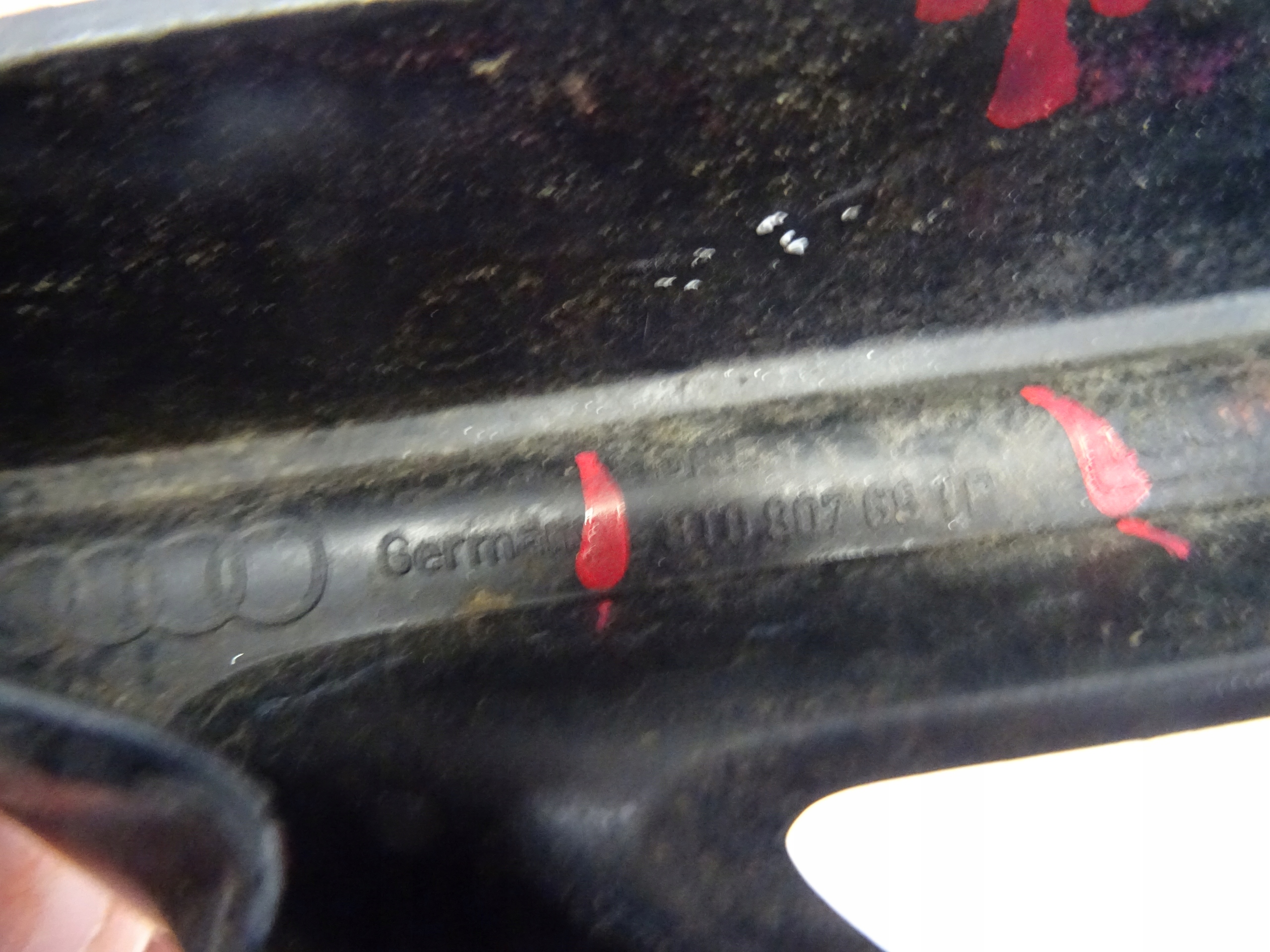 moulding of a bumper front front left AUDI A5 LIFT S-LINE 8T0807681P
