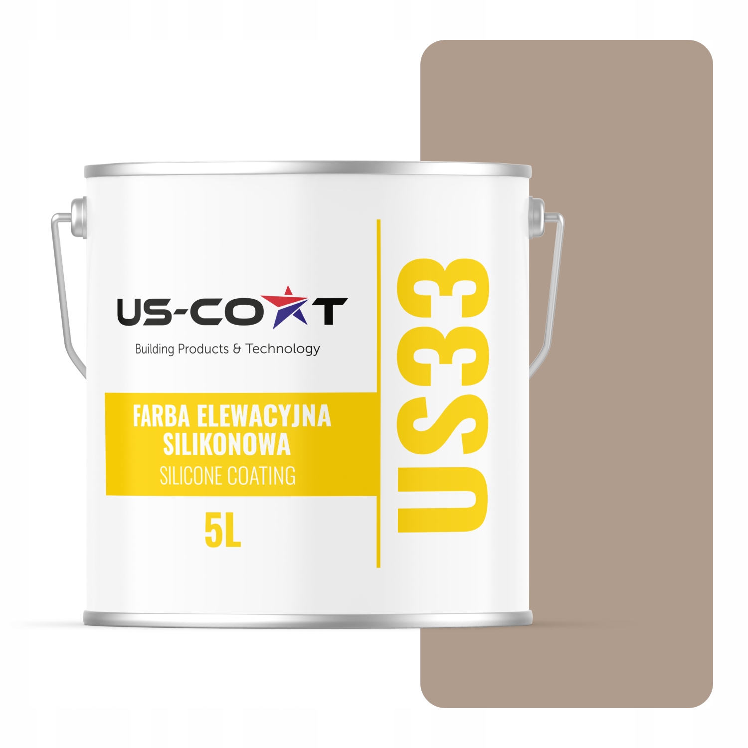 Barva Silikonová Fasádní Barva Ořechový Světlý F534 Uv 5L Výrobce