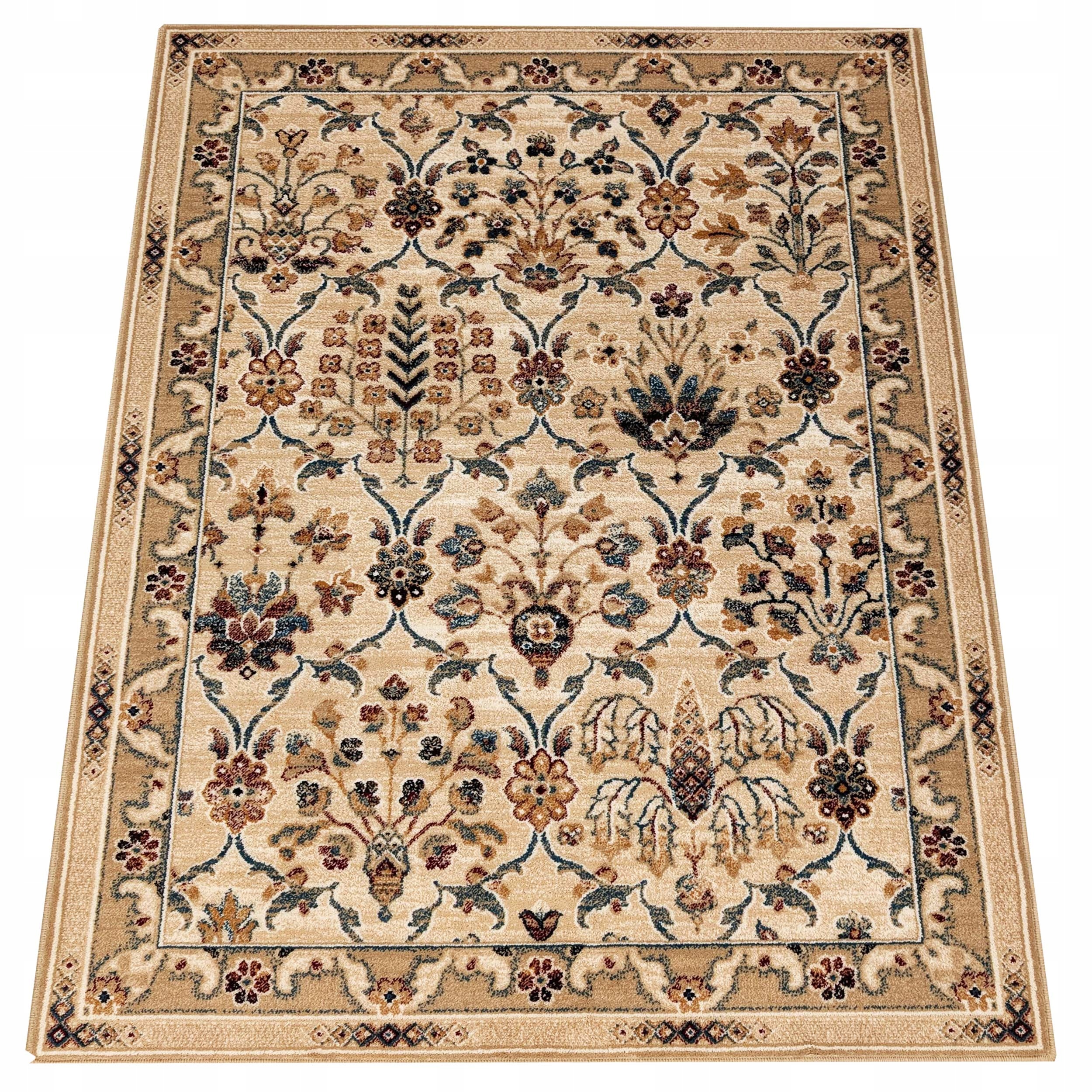 Dywan Isfahan Agnella Amara jasny beż Brintons Wełniany 100 % 133x180 cm